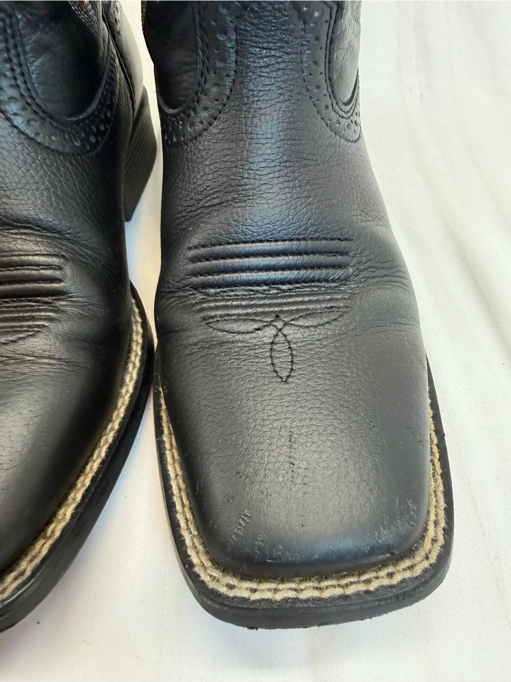Ariat Youth Tycoon Western Cowboy Boot Bear Black (Style #10029627) Size 3